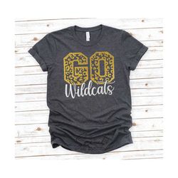 Go Wildcats svg, Love Wildcats svg, Wildcats Fan svg, Cut File For Cricut and Silhouette