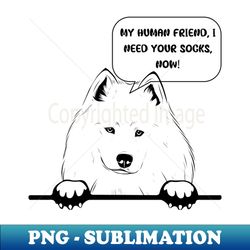 Samoyed Mom Knows Her Samoyed The Best - Signature Sublimation Png File - Unlock Vibrant Sublimation Designs