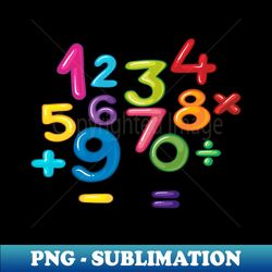 Number day kids costume Numbers Math day calculator funny - Special Edition Sublimation PNG File - Perfect for Sublimation Art