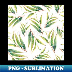 pattern illustration watercolor leaves - exclusive png sublimation download - unleash your creativity
