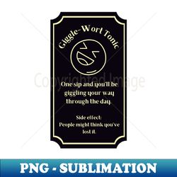 Potion Label Giggle-Wort Tonic Halloween - Aesthetic Sublimation Digital File - Perfect for Personalization