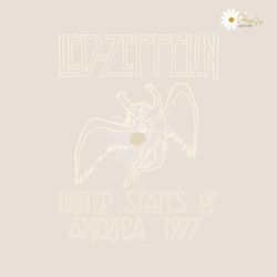 Led Zeppelin United State Of America 1977 SVG Digital File