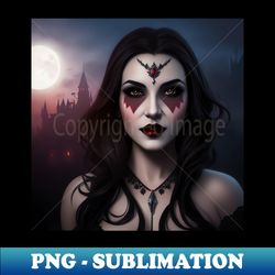 Nocturnal Enchantress - High-Quality PNG Sublimation Download - Instantly Transform Your Sublimation Projects