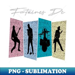 fontaines dc - High-Resolution PNG Sublimation File - Bring Your Designs to Life