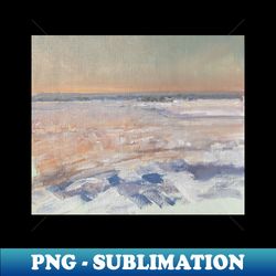 simple snow oil on canvas - unique sublimation png download - transform your sublimation creations
