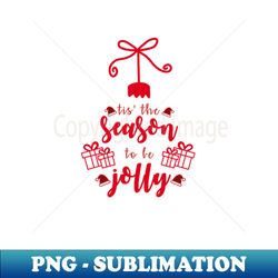 Christmas calligraphy ornament - Aesthetic Sublimation Digital File - Fashionable and Fearless