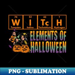 WITcH Periodic Table of Elements design - Decorative Sublimation PNG File - Perfect for Personalization