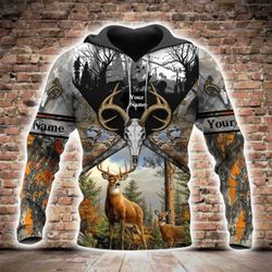Beautiful Deer Hunting 3D All Over Printed Hoodie X261257