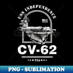 independence aircraft carrier - signature sublimation png file - vibrant and eye-catching typography