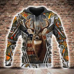 Beautiful Deer Hunting Camo 3D All Over Printed Hoodie BT301113