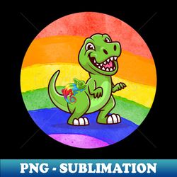 T rex chameleon best friends t rex chameleon best friends forever bff pride lgbtq rainbow funny t rex funny dinosaur dino dinosaur lizard reptile - Exclusive Sublimation Digital File - Enhance Your Apparel with Stunning Detail
