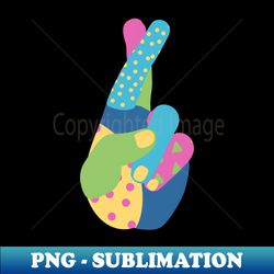 Sign language hand good luck - Trendy Sublimation Digital Download - Capture Imagination with Every Detail