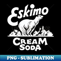Vintage Soda Pop Bottlecap - Eskimo Cream Soda - Creative Sublimation PNG Download - Unlock Vibrant Sublimation Designs
