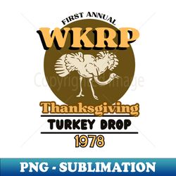 WKRP Turkey Drop 1978 - PNG Sublimation Digital Download - Boost Your Success with this Inspirational PNG Download