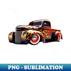 Hot Rod Truck Low Rider Pickup Truck Custom Pickup Truck - Instant PNG Sublimation Download - Bold & Eye-catching