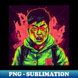 Korean Zombie - Modern Sublimation PNG File - Transform Your Sublimation Creations