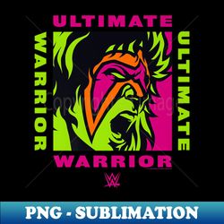Ultimate Warrior Big Face Box Up - Artistic Sublimation Digital File - Defying the Norms