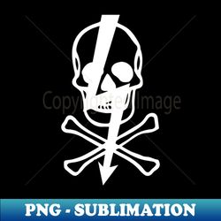 lightning skull - Professional Sublimation Digital Download - Perfect for Sublimation Art