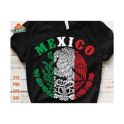 Mexico Coat of Arms Svg, Mexican Eagle Svg, Mexico Flag Svg, Mexico Svg, Viva Mexico Svg, Independencia de Mexico, Mexico Shirt Svg