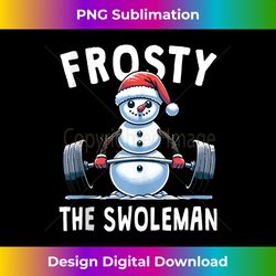 Frosty The Swoleman Funny Gym Christmas Tank To - Timeless PNG Sublimation Download - Crafted for Sublimation Excellence