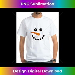 CafePress Snowman Face T Shirt 100 Cotton T-Shirt, W - Minimalist Sublimation Digital File - Ideal for Imaginative Endeavors