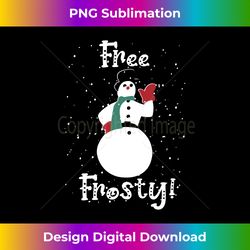 Free Frosty Snowman In Winter Snows White Xmas Long Slee - Bohemian Sublimation Digital Download - Rapidly Innovate Your Artistic Vision