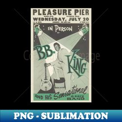 SOUL CONCERT BB KING - PNG Sublimation Digital Download - Perfect for Personalization