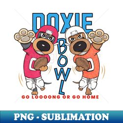 Funny Cute Doxie Dachshund Dog Football - Artistic Sublimation Digital File - Vibrant and Eye-Catching Typography