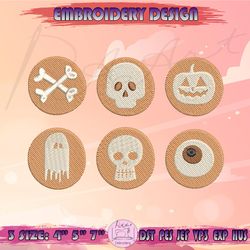 Halloween Sugar Cookie Embroidery Design, Pillsbury Cookies Embroidery, Cookie Halloween Embroidery, Machine Embroidery Designs