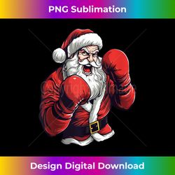 santa claus boxing funny boxer christmas boxing xmas tank - sublimation-optimized png file - enhance your art with a dash of spice