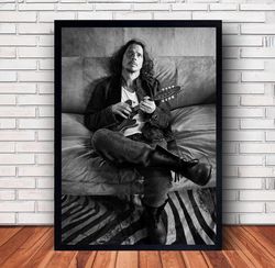 Chris Cornell Music Poster Canvas Wall Art Family Decor, Home Decor,Frame Option-1