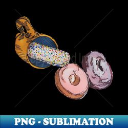 Spilling Doughnuts - Professional Sublimation Digital Download - Stunning Sublimation Graphics