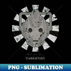 Cyberman Retro Japanese Dr Who - Stylish Sublimation Digital Download - Perfect for Sublimation Mastery