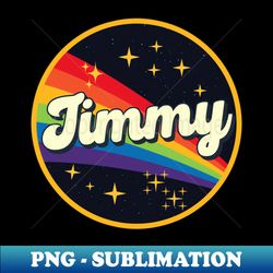 Jimmy  Rainbow In Space Vintage Style - Stylish Sublimation Digital Download - Perfect for Sublimation Mastery