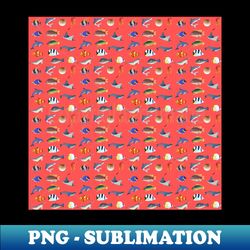fish pattern - aesthetic sublimation digital file - unleash your inner rebellion