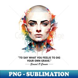 Sinead OConnor - Premium PNG Sublimation File - Unleash Your Creativity