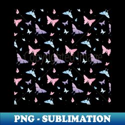 Cute Butterfly Pattern in Pastel colors - Exclusive Sublimation Digital File - Unleash Your Inner Rebellion