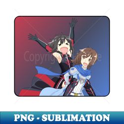 Maple and Sally having fun from Bofuri - High-Quality PNG Sublimation Download - Transform Your Sublimation Creations