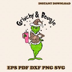 Leopard Grinchy and Bougie SVG Graphic Design File