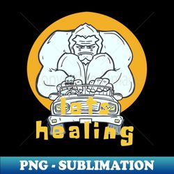 Healing with my kingkong - Signature Sublimation PNG File - Transform Your Sublimation Creations