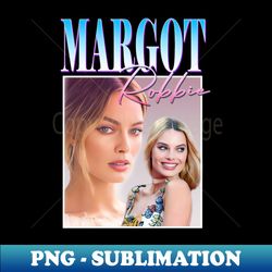 Margot Robbie Retro Design - Instant Sublimation Digital Download - Perfect for Creative Projects