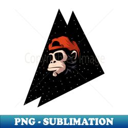 Galaxy Monkey Art - Instant PNG Sublimation Download - Capture Imagination with Every Detail