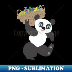 Panda with candy - High-Resolution PNG Sublimation File - Fashionable and Fearless