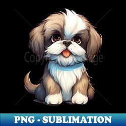 Shih Tzu - High-Quality PNG Sublimation Download - Unleash Your Creativity