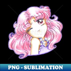 Sailor Chibi Moon Small Lady Usagi - Modern Sublimation PNG File - Enhance Your Apparel with Stunning Detail