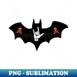 Bat ILY I Love You Skulls Halloween ASL American Sign Language Design - Premium Sublimation Digital Download - Fashionable and Fearless