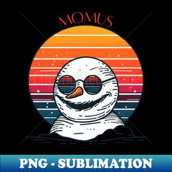 Momus  Vintage Snowman - Unique Sublimation PNG Download - Transform Your Sublimation Creations