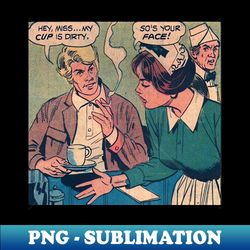 Actual Comic Book Panel - High-Quality PNG Sublimation Download - Unleash Your Inner Rebellion