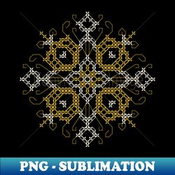 Sparkling Snowflake - Signature Sublimation PNG File - Bold & Eye-catching