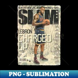 COVER BASKETBALL - CHARGED UP - PNG Transparent Sublimation Design - Boost Your Success with this Inspirational PNG Download
